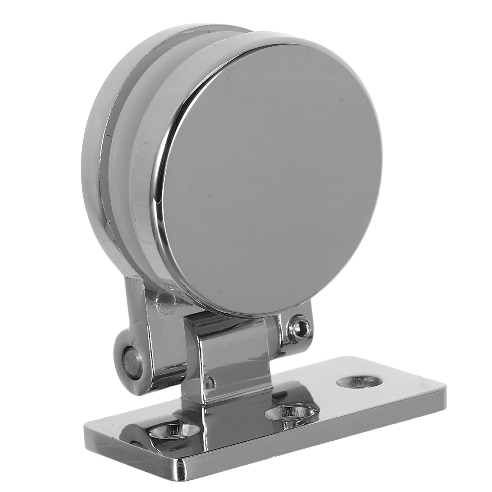 Glass Door Hinge - 2Pcs Glass Door Hinges Bathroom Round