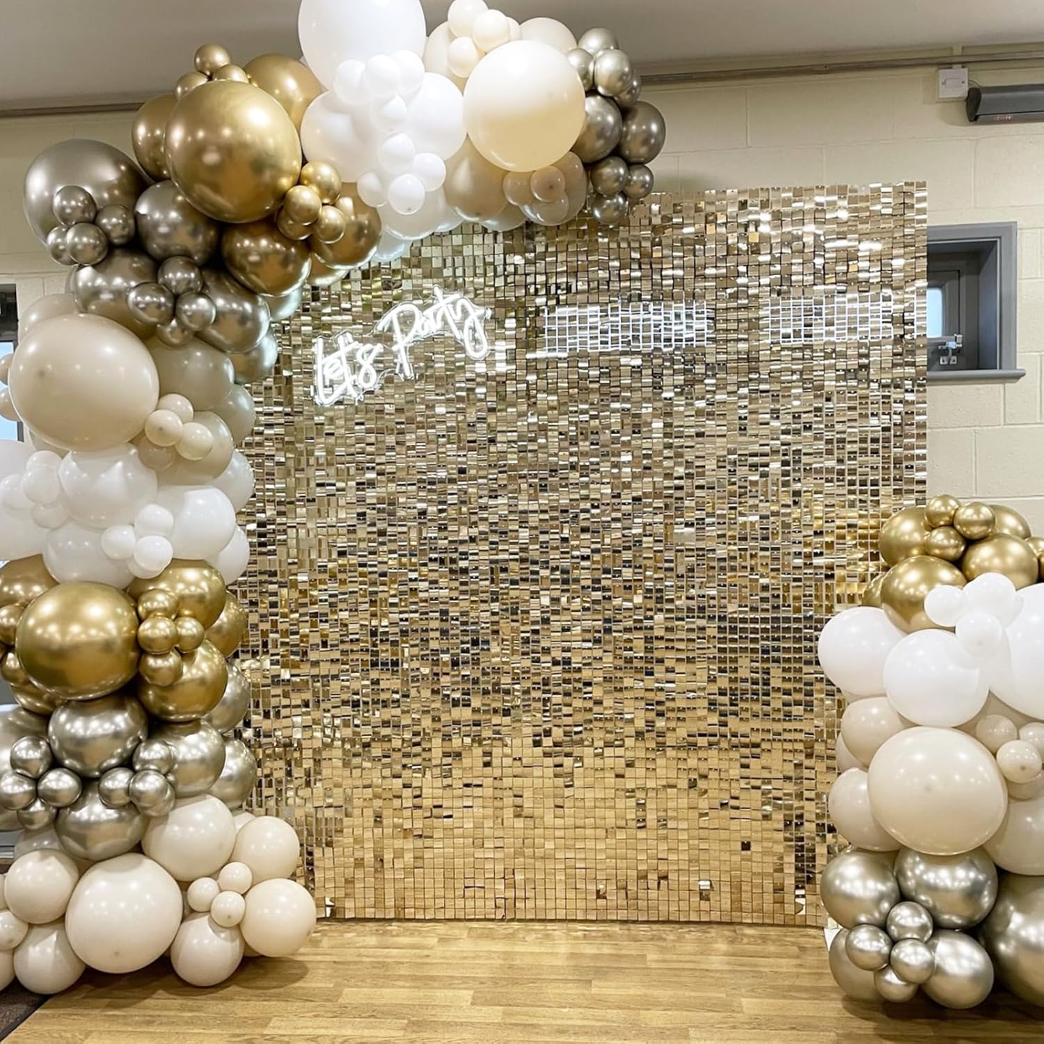 12pcs Light Gold Shimmer Wall  - огляд і ціна Pvc Panel Background