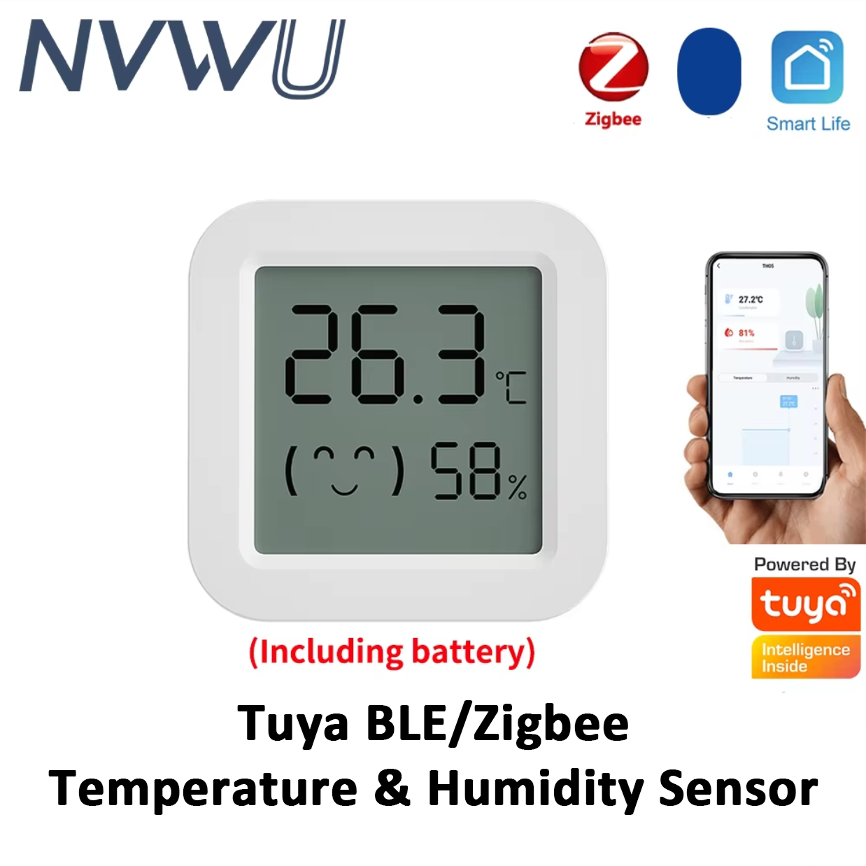 Tuya Zigbee Temperature Humidi - огляд і ціна Digital Hygrometer Probe