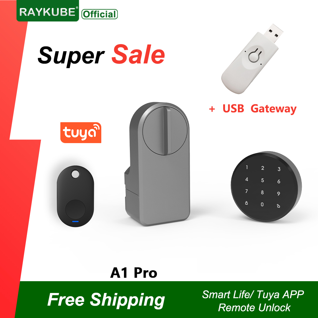RAYKUBE A1 Pro Tuya BEL Smart  - огляд і ціна Glass Door Hinge
